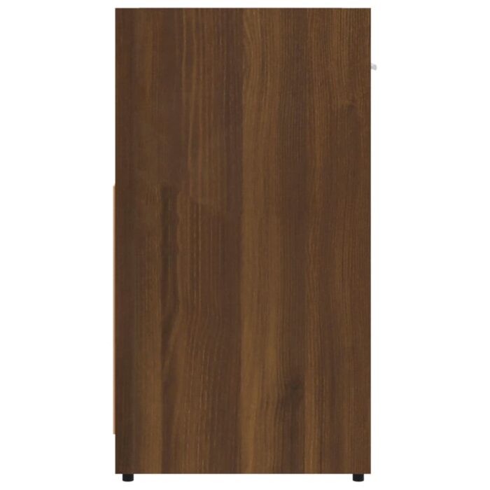 Armoire de bain Chêne marron 60x33x60 cm Bois d'ingénierie – Image 5