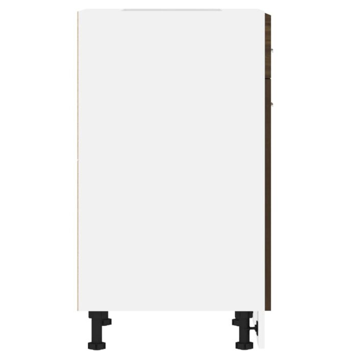 Armoire de plancher à tiroir Chêne marron 50x46x81,5 cm – Image 4