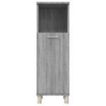 Armoire de bain Sonoma gris 30x30x95 cm Bois d'ingénierie – Image 5