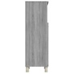Armoire de bain Sonoma gris 30x30x95 cm Bois d'ingénierie – Image 6