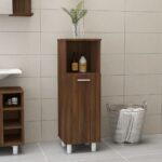 Armoire de bain Chêne marron 30x30x95 cm Bois d'ingénierie