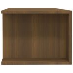 Meuble TV avec lumières LED chêne marron 135x39x30 cm – Image 3