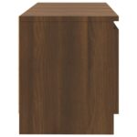 Meuble TV avec lumières LED chêne marron 120x30x35,5 cm – Image 9