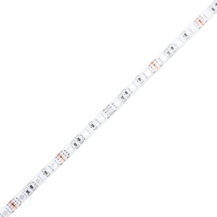 Meuble TV avec lumières LED Chêne fumé 120x30x50 cm – Image 12