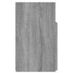 Meuble TV avec lumières LED Sonoma gris 120x30x50 cm – Image 8