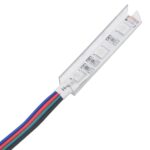 Meuble TV avec lumières LED Sonoma gris 120x30x50 cm – Image 9