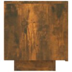 Meuble TV Chêne fumé 100x35x40 cm Bois d'ingénierie – Image 3