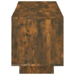 Meuble TV avec lumières LED Chêne fumé 160x35x40 cm – Image 8
