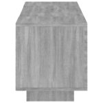 Meuble TV avec lumières LED Sonoma gris 160x35x40 cm – Image 8