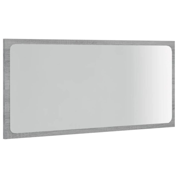 Ensemble de meubles de salle de bain 2 pcs Sonoma gris – Image 10