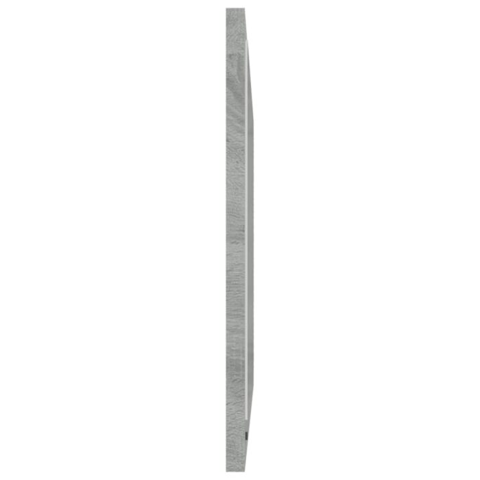 Ensemble de meubles de salle de bain 2 pcs Sonoma gris – Image 11
