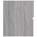 Ensemble de meubles de salle de bain 2 pcs Sonoma gris – Image 8