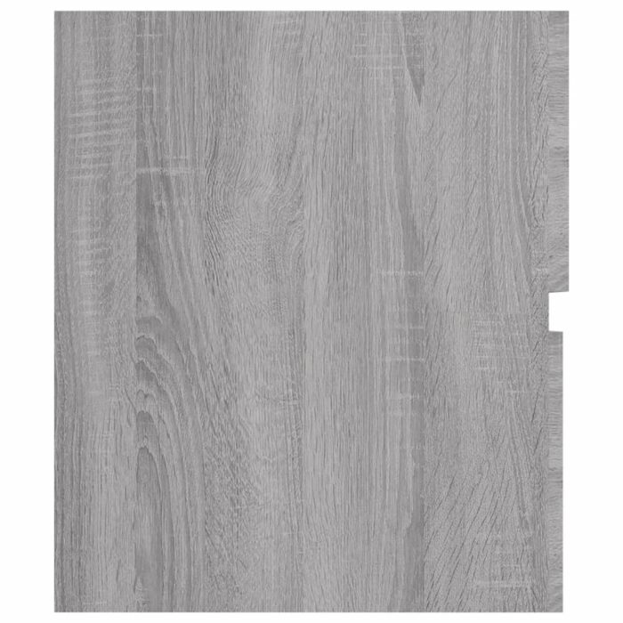 Ensemble de meubles de salle de bain 2 pcs Sonoma gris – Image 8