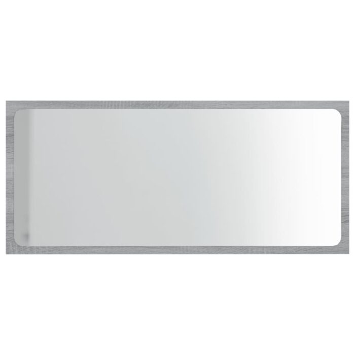 Ensemble de meubles de salle de bain 2 pcs Sonoma gris – Image 9