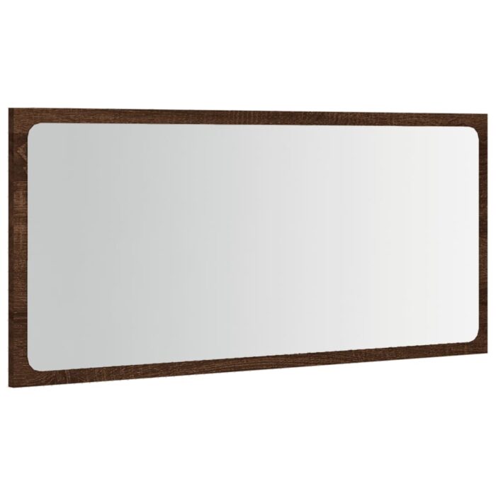 Ensemble de meubles de salle de bain 2 pcs Chêne marron – Image 10