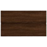 Ensemble de meubles de salle de bain 2 pcs Chêne marron – Image 7