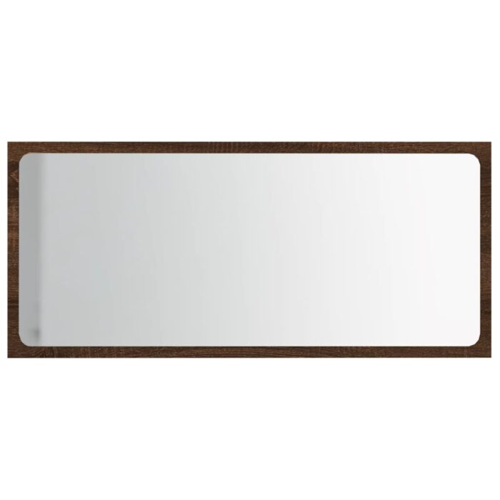 Ensemble de meubles de salle de bain 2 pcs Chêne marron – Image 9