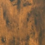 Table d'appoint Chêne fumé 40x40x40 cm Bois d'ingénierie – Image 4