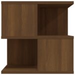 Table d'appoint Chêne marron 40x40x40 cm Bois d'ingénierie – Image 2