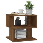 Table d'appoint Chêne marron 40x40x40 cm Bois d'ingénierie – Image 3