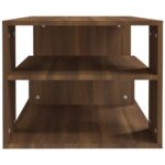 Table basse Chêne marron 100x50x40 cm Bois d'ingénierie – Image 2