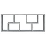 Étagère murale Sonoma gris 36x16x90 cm Bois d'ingénierie – Image 2