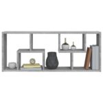 Étagère murale Sonoma gris 36x16x90 cm Bois d'ingénierie – Image 5