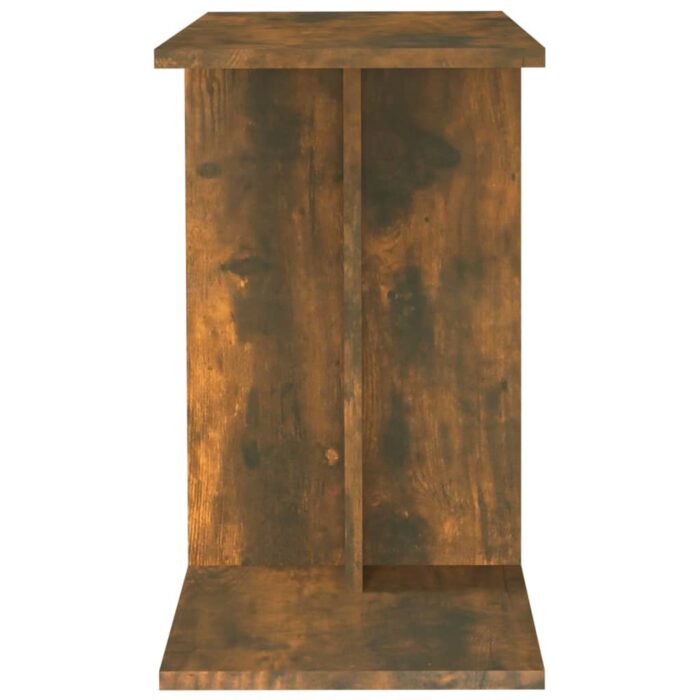 Table d'appoint Chêne fumé 50x30x50 cm Bois d'ingénierie – Image 5