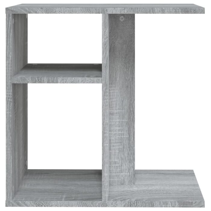 Table d'appoint Sonoma gris 50x30x50 cm Bois d'ingénierie – Image 4