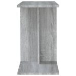 Table d'appoint Sonoma gris 50x30x50 cm Bois d'ingénierie – Image 5