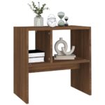 Table d'appoint Chêne marron 50x30x50 cm Bois d'ingénierie – Image 3