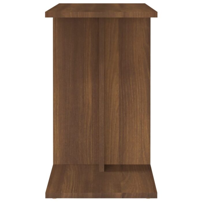 Table d'appoint Chêne marron 50x30x50 cm Bois d'ingénierie – Image 5