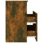 Tables de chevet 2 pcs Chêne fumé 50x32x60 cm – Image 7