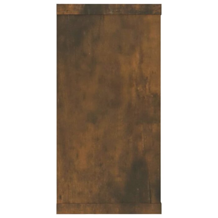 Étagères murales cubiques 4 pcs Chêne fumé 100x15x30 cm – Image 5