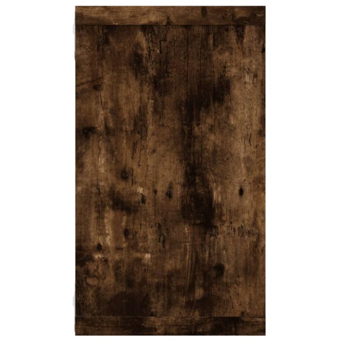 Étagères murales cubiques 2 pcs Chêne fumé 80x15x26,5 cm – Image 5