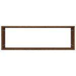 Étagères murales cubiques 4 pcs Chêne marron 80x15x26,5 cm – Image 4