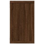 Étagères murales cubiques 4 pcs Chêne marron 80x15x26,5 cm – Image 5