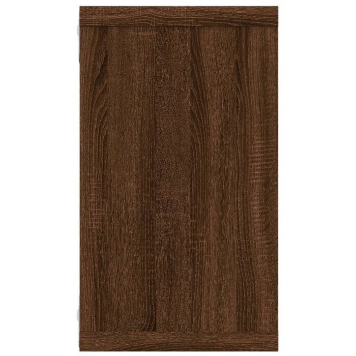 Étagères murales cubiques 4 pcs Chêne marron 80x15x26,5 cm – Image 5