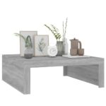 Table basse Sonoma gris 100x100x35 cm Bois d'ingénierie – Image 3