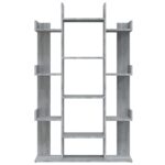 Bibliothèque Sonoma gris 86x25,5x140 cm Bois d'ingénierie – Image 3