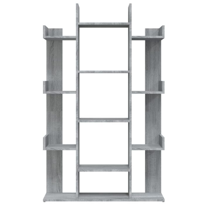 Bibliothèque Sonoma gris 86x25,5x140 cm Bois d'ingénierie – Image 3