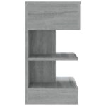 Table de chevet Sonoma gris 40x35x65 cm Bois d'ingénierie – Image 2