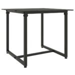 Salon de jardin 3 pcs avec coussins Noir Résine tressée – Image 5