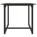 Salon de jardin 3 pcs avec coussins Noir Résine tressée – Image 6