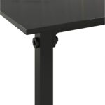 Salon de jardin 3 pcs avec coussins Noir Résine tressée – Image 9