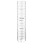 Lit surélevé à gabion circulaire 3pcs Acier galvanisé Ø30x150cm – Image 2
