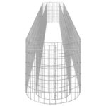 Lit surélevé à gabion Fer galvanisé 470x50x50 cm – Image 3