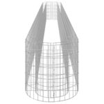 Lit surélevé à gabion Fer galvanisé 540x50x50 cm – Image 3