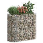 Lit surélevé à gabion Fer galvanisé 120x50x100 cm – Image 5