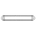 Lit surélevé à gabion Fer galvanisé 330x50x100 cm – Image 4